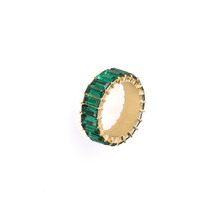 Azure Green Jewelled Statement Ring - LIMITED STOCK