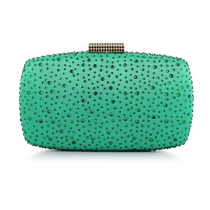 Nia Green Crystal Statement Clutch